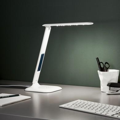 Lampe de bureau tactile avec variateur et fonctions diverses GLENN 1x5W LED intégrée BLANC BRILLIANT G94871/05