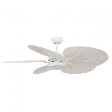 Ventilateur Plafond Bali LED 132cm Blanc BOUTICA DESIGN 210654