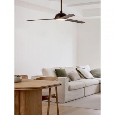 Ventilateur Plafond Unione LED 142cm Bronze Bois foncé BOUTICA DESIGN 213300