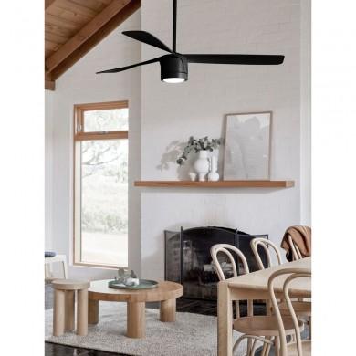 Ventilateur Plafond Peregrine LED 142cm Noir BOUTICA DESIGN 213281