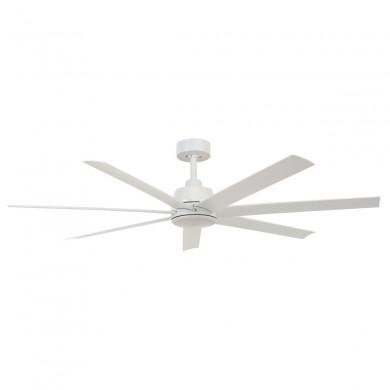 Ventilateur Plafond Atlanta LED 142cm Blanc BOUTICA DESIGN 213182