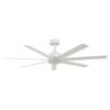 Ventilateur Plafond Atlanta LED 142cm Blanc BOUTICA DESIGN 213182