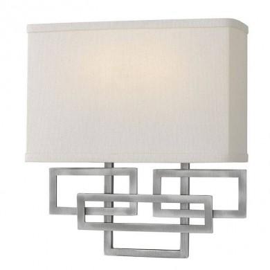 Applique Murale Lanza Nickel 2x60W E14 HINKLEY HK-LANZA2 AN