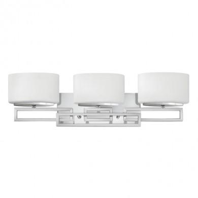 Applique Murale Lanza 3x40W Argent HINKLEY hklanza3bath