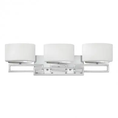 Applique Murale Lanza 3x40W Argent HINKLEY hklanza3bath