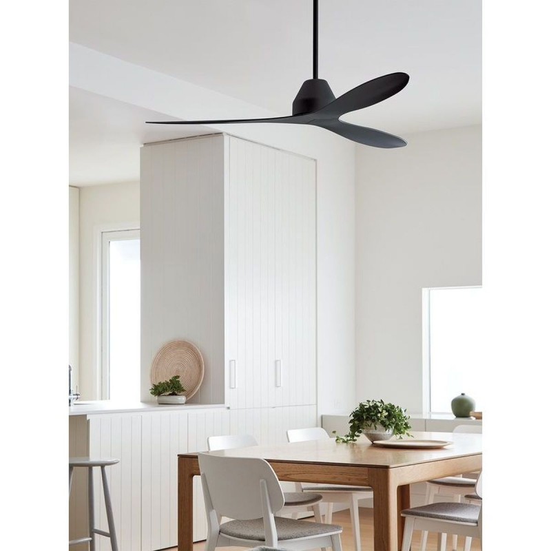 Ventilateur Plafond Whitehaven 142cm Noir BOUTICA DESIGN 213041