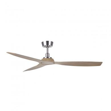 Ventilateur Plafond Moto 132cm Nickel Teck BEA_210653 210653 Ventilateur Plafond Moto 132cm Nickel Teck BOUTICA DESIGN 210653