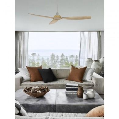 Ventilateur Plafond Moto 132cm Nickel Teck BEA_210653 210653 Ventilateur Plafond Moto 132cm Nickel Teck BOUTICA DESIGN 210653