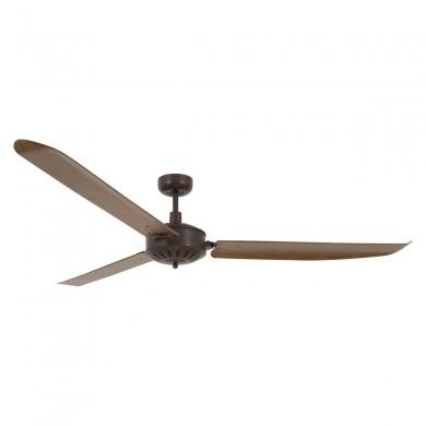 Ventilateur Plafond Carolina 178cm Bronze Chêne foncé BOUTICA DESIGN 211022