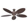 Ventilateur Plafond Caribbean Dream Eco II 137cm Marron Rotin Antique CASAFAN 513725