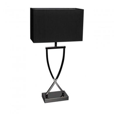 Lampe Omega 1x40W E27 Noir Chromé H52 BY_2820430-6513 2820430-6513 Lampe Omega 1x40W E27 Noir Chromé H52 By Rydéns 2820430-6513