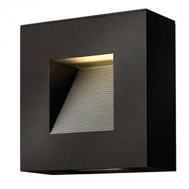 Applique Murale Exterieur Luna Noir 2x7W LED H229mm HINKLEY HK-LUNA-S SK
