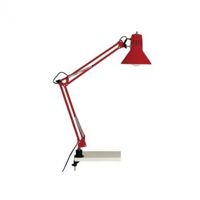 Lampe de bureau à fixation serre joint HOBBY 1x40W E27 ROUGE BRILLIANT 10802/01