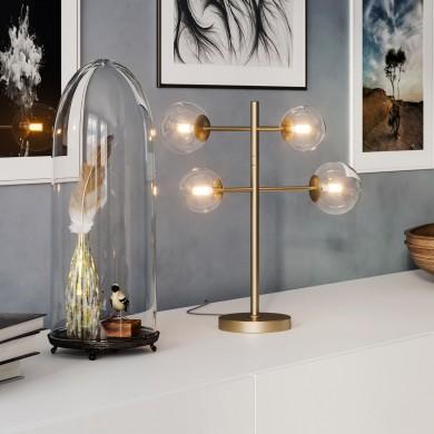 Lampe Boule Verre Avenue 4x4W G9 Or By Rydéns 4002310-6501