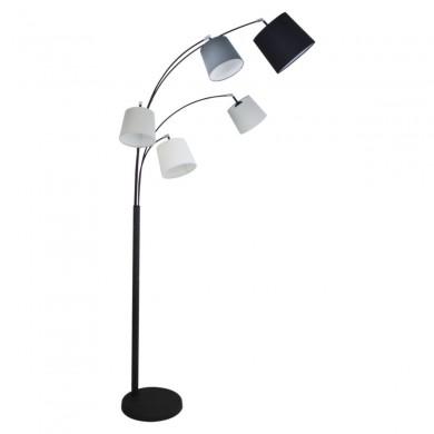 Lampadaire Foggy 5x25W E14 Noir Fumé BY_4100440-4007 4100440-4007 Lampadaire Foggy 5x25W E14 Noir Fumé By Rydéns 4100440-4007