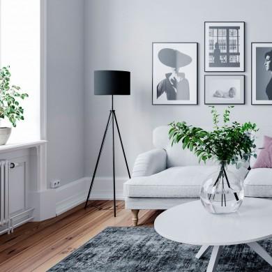 Lampadaire Rina 1x40W E27 Noir BY_4100700-4000 4100700-4000 Lampadaire Rina 1x40W E27 Noir By Rydéns 4100700-4000
