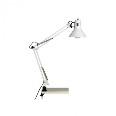 Lampe Pince Réglable HOBBY 1x40W E27 Blanc BRILLIANT 10802/05