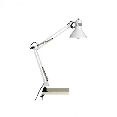 Lampe Pince Réglable HOBBY 1x40W E27 Blanc BRILLIANT 10802/05