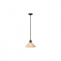 Suspension Mayflower ?35,6cm 1x60W bronze foncé