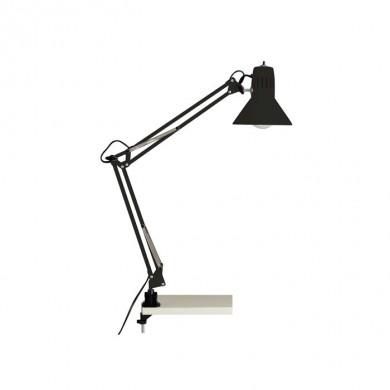 Lampe de Bureau à Pince HOBBY 1x40W E27 Noir BRILLIANT 10802/06