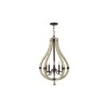 Lustre Montgolfiere Middlefield 5x40W Fer brossé HINKLEY hkmiddlefield5