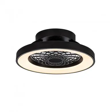 Ventilateur Plafond sans pale apparente Tibet Mini 52,8cm Noir MAN_7805 7805 Ventilateur Plafond sans pale apparente Tibet Mini 52,8cm Noir MANTRA 7805