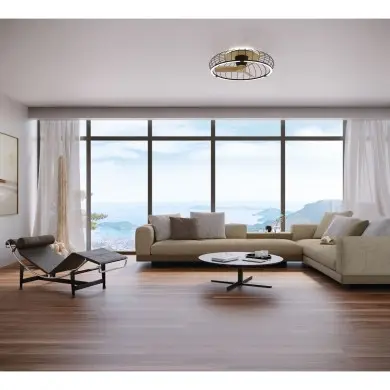 Ventilateur Plafond Nature 79cm Noir MAN_7808 7808 Ventilateur Plafond Nature 79cm Noir MANTRA 7808