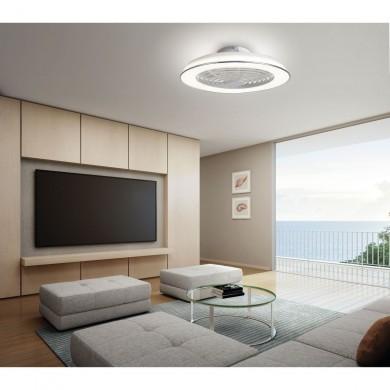 Ventilateur Plafond sans pale apparente Samoa 59,7cm Blanc MANTRA 7842