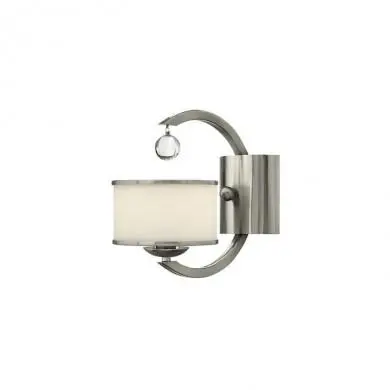 Applique Murale Monaco 1x60W Argent HINKLEY hkmonaco1