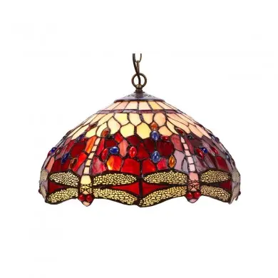 Suspension Style Tiffany Belle Rouge 3x60W E27 MYTIFFANY 203599