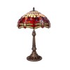 Lampe Style Tiffany Belle Rouge 2x60W E27 MYTIFFANY 203622