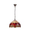 Suspension Style Tiffany Belle Rouge 1x60W E27 MYTIFFANY 203799