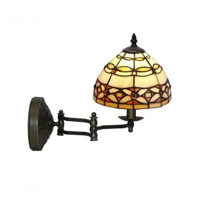 Applique Style Tiffany Marfil 1x40W E14 H34 TIF_2257D1 2257D1 Applique Style Tiffany Marfil 1x40W E14 H34 MYTIFFANY 2257D1