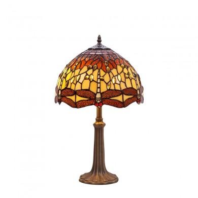 Lampe Style Tiffany Belle Amber 1x60W E27 H50 MYTIFFANY 232600P