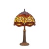 Lampe Style Tiffany Belle Amber 1x60W E27 H50 MYTIFFANY 232600P