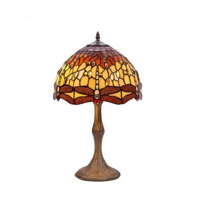 Lampe Style Tiffany Belle Amber 1x60W E27 H20 MYTIFFANY 232660