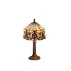 Lampe Style Tiffany Hexa 1x40W E14 Ivoire MYTIFFANY 242800P