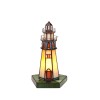 Lampe Style Tiffany Phare 1x40W E14 D- MYTIFFANY 414000