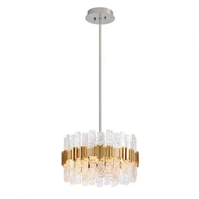 Suspension Ciro 5x40W E14 Argent CORBETT LIGHTING 256-45-CE