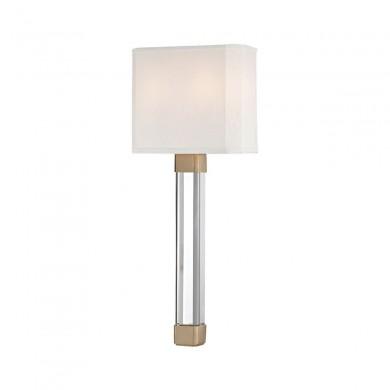 Applique Murale Larissa 2x40W E14 Laiton HUDSON VALLEY LIGHTING 1461-AGB-CE