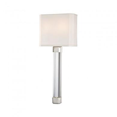 Applique Murale Larissa 2x40W E14 Nickel HUDSON VALLEY LIGHTING 1461-PN-CE