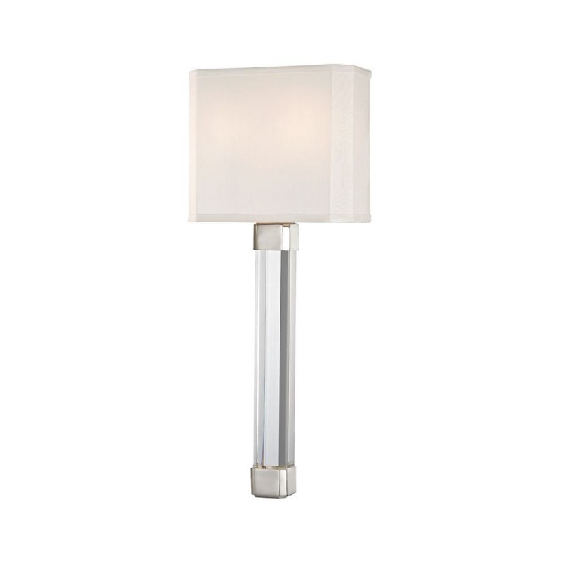 Applique Murale Larissa 2x40W E14 Nickel HUDSON VALLEY LIGHTING 1461-PN-CE