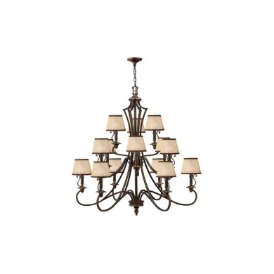 Lustre Plymouth 15x40W bronze foncé HINKLEY hkplymouth15