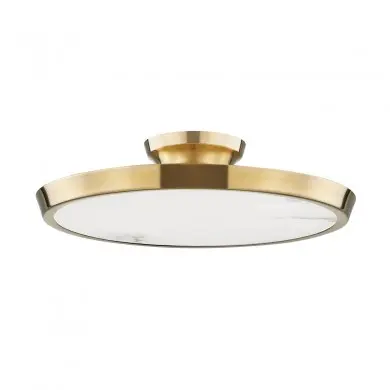 Applique Murale Draper 30W LED Laiton HVL_3600-AGB-CE 3600-AGB-CE Applique Murale Draper 30W LED Laiton HUDSON VALLEY LIGHTING 3600-AGB-CE