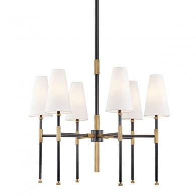 Lustre Bowery 6x5W E14 Laiton Bronze HUDSON VALLEY LIGHTING 3728-AOB-CE