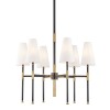 Lustre Bowery 6x5W E14 Laiton Bronze HUDSON VALLEY LIGHTING 3728-AOB-CE