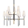 Lustre Bowery 9x5W E14 Laiton Bronze HUDSON VALLEY LIGHTING 3734-AOB-CE