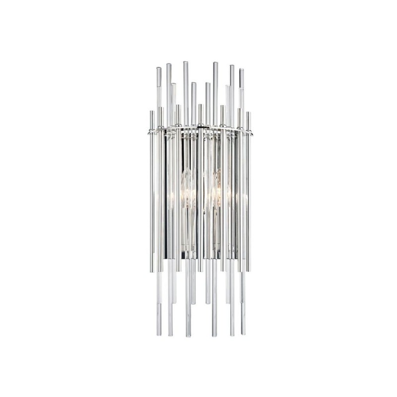 Applique Murale Wallis 2x40W E14 Nickel HUDSON VALLEY LIGHTING 6300-PN-CE