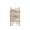 Suspension Wallis 8x40W E14 Laiton HUDSON VALLEY LIGHTING 6315-AGB-CE