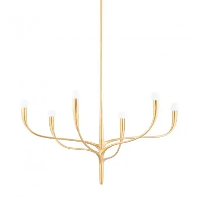 Lustre Labra 6x60W E27 Or HVL_9606-VGL-CE 9606-VGL-CE Lustre Labra 6x60W E27 Or HUDSON VALLEY LIGHTING 9606-VGL-CE